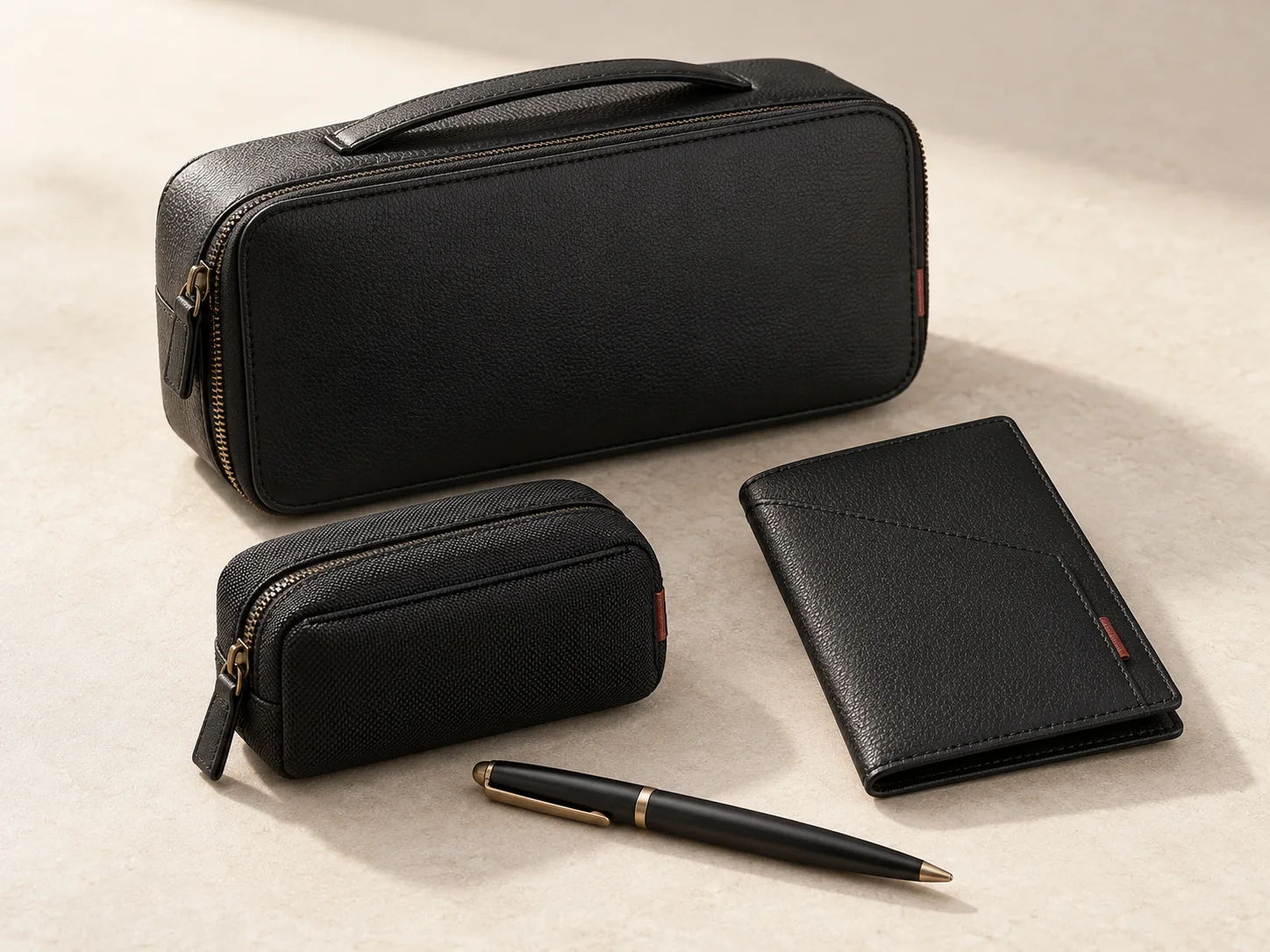 Illustrative Tripkit travel accessory collection